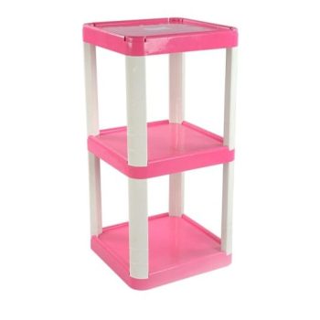 3-Step Water Filter Stand Rack 16x16x33 Inches - Durable Kitchen Organizer for Purifier and Storage Use