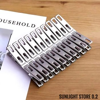 Stainless Steel Heavy Duty Non-Slip Multipurpose Sturdy Clothes Hanging Clips