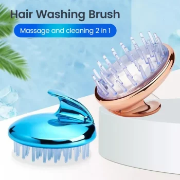 Hair Scalp Massager Shampoo Brush, Silicone Scalp Massager Hair Brush, Head Massage and Hair Growth, Dandruffs Comb Scalp Scrubber Exfoliator