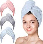 Hair Towel Wrap Absorbent Towel Hair-Drying Bathrobe Microfiber Bath Towel Hair Dry Cap Salon