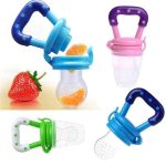 Baby Fruit Feeder Pacifier | Nibbler for Baby | Silicone Fruit and Juice Feeder | Teether for Baby | Kids Nipple Pacifier for Fruits