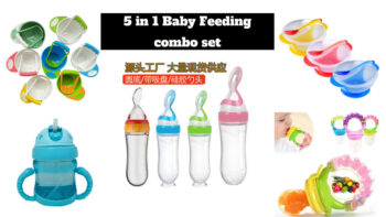 5 in 1 Baby Feeding combo set