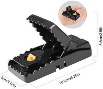 Mouse Trap, Set of 2, Professional Mouse Trap, Rat Trap, Reusable Mouse Trap for Home and Garden